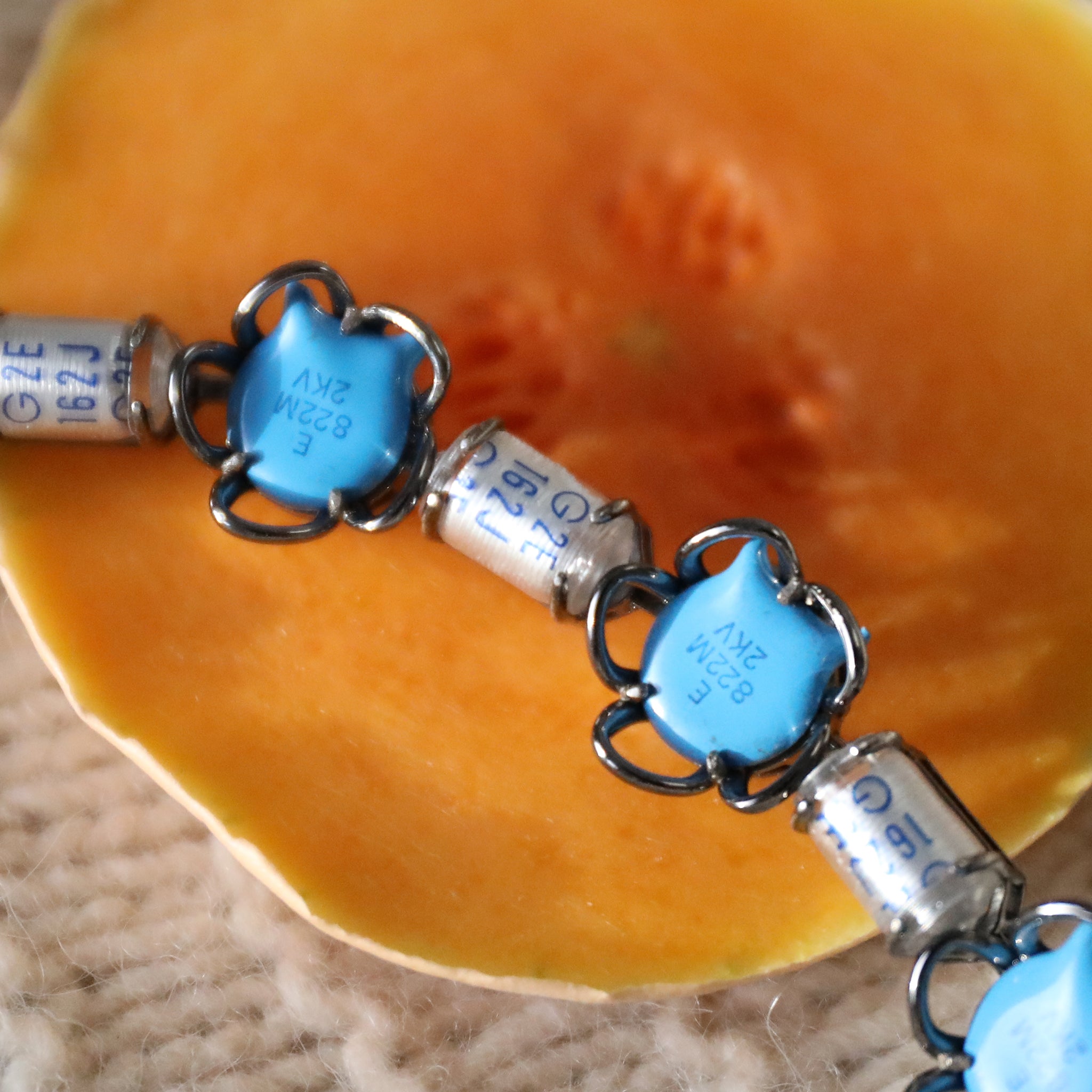 Airy Signs Recycled Silver & E-Waste Bracelet